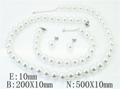 HY Wholesale 316L Stainless Steel Earrings Necklace Jewelry Set-HY59S1829HPD