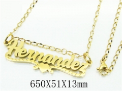 HY Wholesale Stainless Steel 316L Jewelry Necklaces-HY32NE0349NB