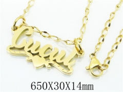 HY Wholesale Stainless Steel 316L Jewelry Necklaces-HY32NE0368NY