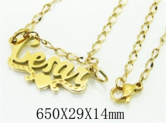 HY Wholesale Stainless Steel 316L Jewelry Necklaces-HY32NE0384NX