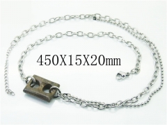 HY Wholesale Stainless Steel 316L Jewelry Necklaces-HY92N0321HIS