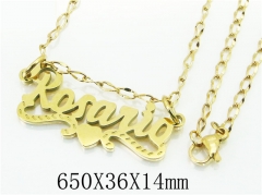 HY Wholesale Stainless Steel 316L Jewelry Necklaces-HY32NE0375NQ