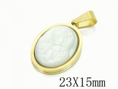 HY Wholesale 316L Stainless Steel Jewelry Pendant-HY12P1145HIR
