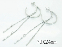 HY Wholesale 316L Stainless Steel Earrings-HY26E0389NX