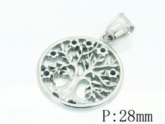 HY Wholesale 316L Stainless Steel Jewelry Pendant-HY22P0847HJF