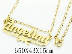 HY Wholesale Stainless Steel 316L Jewelry Necklaces-HY32NE0354NC