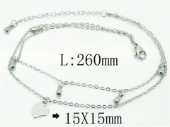 HY Wholesale Stainless Steel 316L Anklet Jewelry-HY59B0773LLA