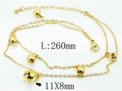HY Wholesale Stainless Steel 316L Anklet Jewelry-HY59B0783NLW