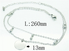HY Wholesale Stainless Steel 316L Anklet Jewelry-HY59B0788MR