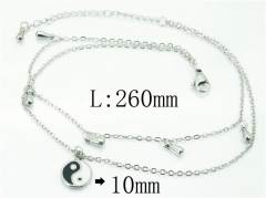 HY Wholesale Stainless Steel 316L Anklet Jewelry-HY59B0761MLQ