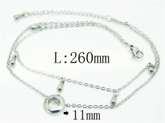 HY Wholesale Stainless Steel 316L Anklet Jewelry-HY59B0751MT