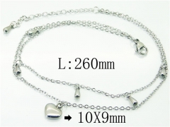 HY Wholesale Stainless Steel 316L Anklet Jewelry-HY59B0822MZ