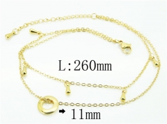 HY Wholesale Stainless Steel 316L Anklet Jewelry-HY59B0752NE
