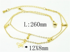 HY Wholesale Stainless Steel 316L Anklet Jewelry-HY59B0778MLR