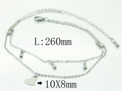 HY Wholesale Stainless Steel 316L Anklet Jewelry-HY59B0769LLE