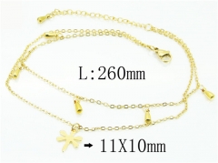 HY Wholesale Stainless Steel 316L Anklet Jewelry-HY59B0746ML