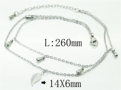 HY Wholesale Stainless Steel 316L Anklet Jewelry-HY59B0814LLX
