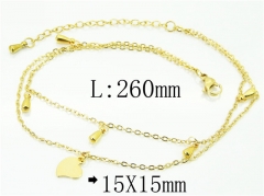 HY Wholesale Stainless Steel 316L Anklet Jewelry-HY59B0774MLZ