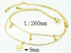 HY Wholesale Stainless Steel 316L Anklet Jewelry-HY59B0768MLA