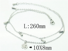 HY Wholesale Stainless Steel 316L Anklet Jewelry-HY59B0765LL