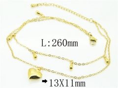 HY Wholesale Stainless Steel 316L Anklet Jewelry-HY59B0748NE