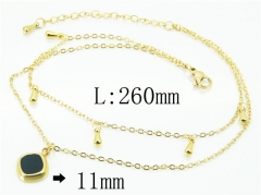 HY Wholesale Stainless Steel 316L Anklet Jewelry-HY59B0750NLR
