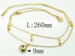 HY Wholesale Stainless Steel 316L Anklet Jewelry-HY59B0825NQ