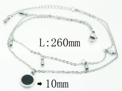 HY Wholesale Stainless Steel 316L Anklet Jewelry-HY59B0763MLD