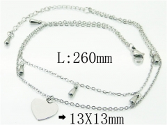 HY Wholesale Stainless Steel 316L Anklet Jewelry-HY59B0818ME