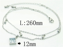 HY Wholesale Stainless Steel 316L Anklet Jewelry-HY59B0741MLE