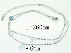 HY Wholesale Stainless Steel 316L Anklet Jewelry-HY59B0758ML