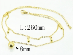 HY Wholesale Stainless Steel 316L Anklet Jewelry-HY59B0740NE