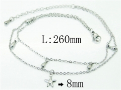 HY Wholesale Stainless Steel 316L Anklet Jewelry-HY59B0775LLD