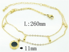 HY Wholesale Stainless Steel 316L Anklet Jewelry-HY59B0791NLE