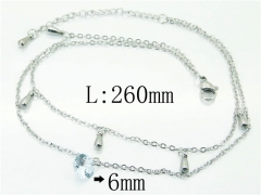 HY Wholesale Stainless Steel 316L Anklet Jewelry-HY59B0757LL