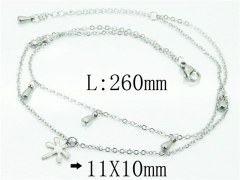 HY Wholesale Stainless Steel 316L Anklet Jewelry-HY59B0745LL