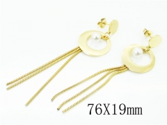HY Wholesale 316L Stainless Steel Fashion Jewelry Earrings-HY21E0115OF