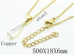 HY Wholesale Stainless Steel 316L Jewelry Necklaces-HY54N0547MLE