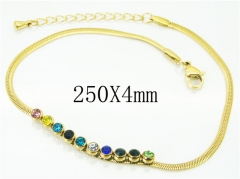 HY Wholesale Stainless Steel 316L Popular Anklet Jewelry-HY32B0291PL