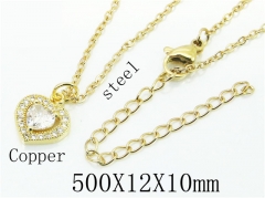 HY Wholesale Stainless Steel 316L Jewelry Necklaces-HY54N0544MLD