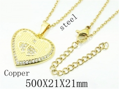 HY Wholesale Stainless Steel 316L Jewelry Necklaces-HY54N0502NLS