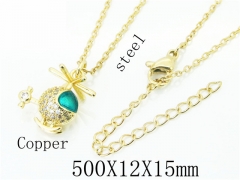 HY Wholesale Stainless Steel 316L Jewelry Necklaces-HY54N0512MLD