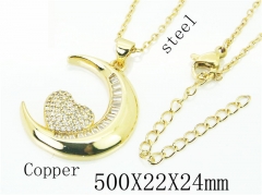 HY Wholesale Stainless Steel 316L Jewelry Necklaces-HY54N0519PX