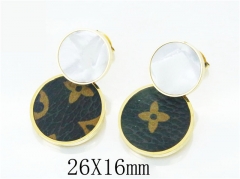 HY Wholesale 316L Stainless Steel Fashion Jewelry Earrings-HY32E0118HWW