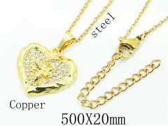 HY Wholesale Stainless Steel 316L Jewelry Necklaces-HY54N0514OR