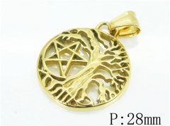 HY Wholesale 316L Stainless Steel Jewelry Fashion Pendant-HY22P0850HJA