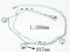 HY Wholesale Stainless Steel 316L Popular Anklet Jewelry-HY32B0295OL