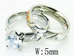 HY Wholesale Stainless Steel 316L Popular Rings-HY05R0520HIW