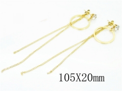 HY Wholesale 316L Stainless Steel Fashion Jewelry Earrings-HY21E0116NO