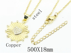 HY Wholesale Stainless Steel 316L Jewelry Necklaces-HY54N0536ME